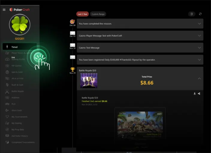 GGPoker PokerCraft时间线复盘